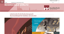 Desktop Screenshot of musikschule-goerlitz.de